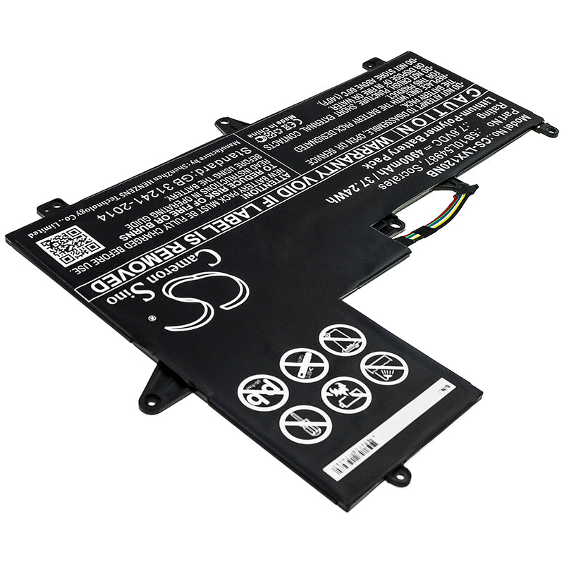 Replacement Battery for Lenovo Xiaoxin Air 12 WiFi – Notebook, Laptop – 4900mAh / 7.6V - image 2