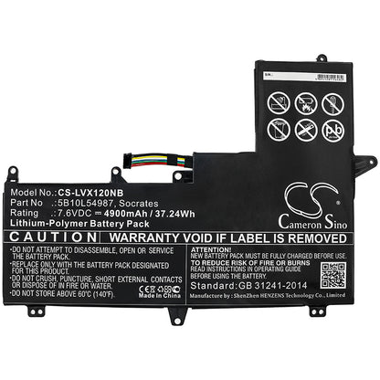 Replacement Battery for Lenovo Xiaoxin Air 12 WiFi – Notebook, Laptop – 4900mAh / 7.6V - image 3