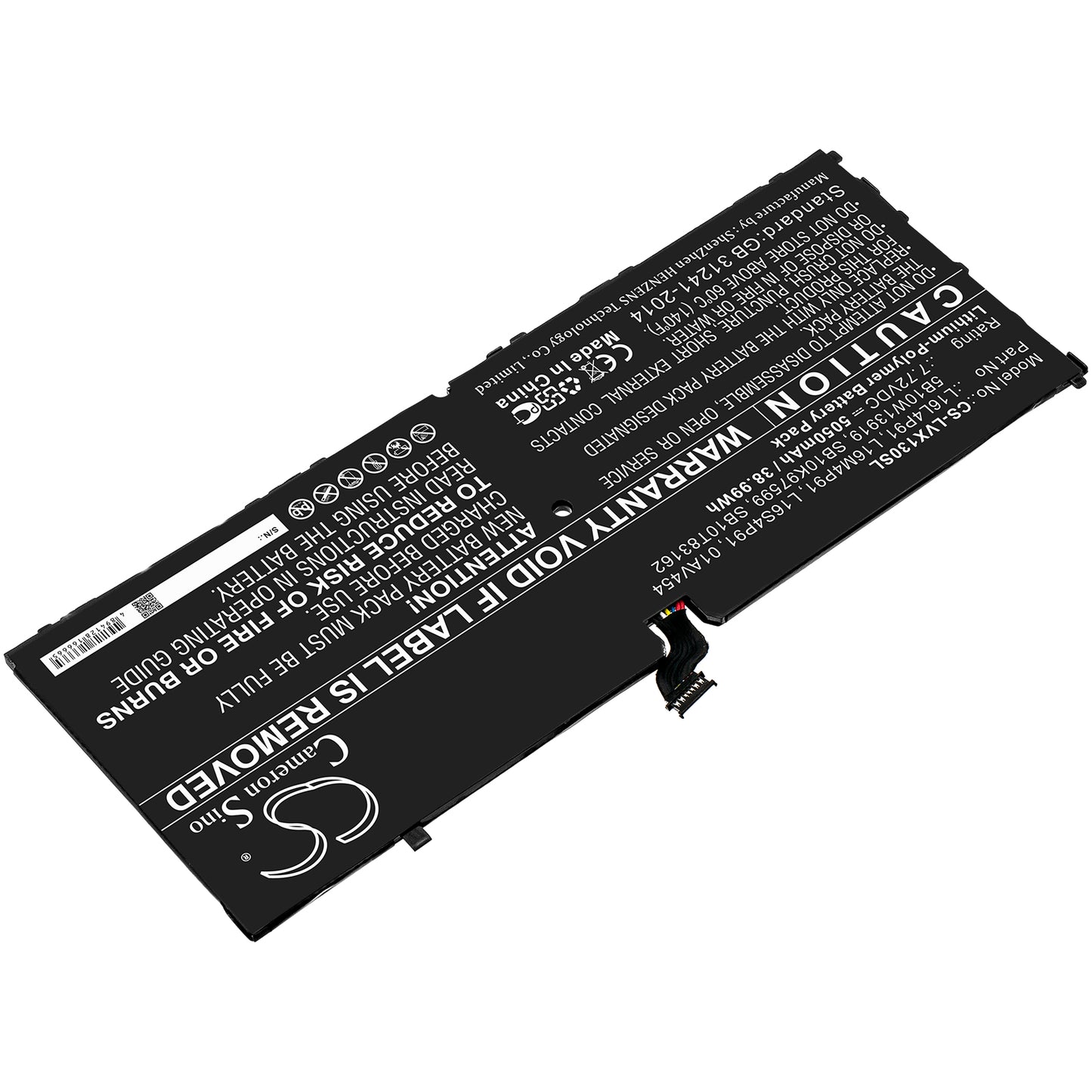 Replacement Battery for Lenovo ThinkPad X1 3rd – Tablet – 5050mAh / 7.72V - image 2