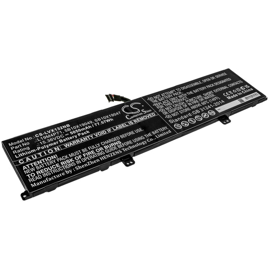 Replacement Battery for Lenovo ThinkPad X1 Extreme Gen 3 – Notebook, Laptop – 5050mAh / 15.36V