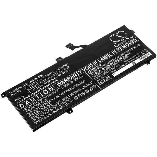 Replacement Battery for Lenovo ThinkPad X390 20Q0A00GCD – Notebook, Laptop – 4150mAh / 11.4V