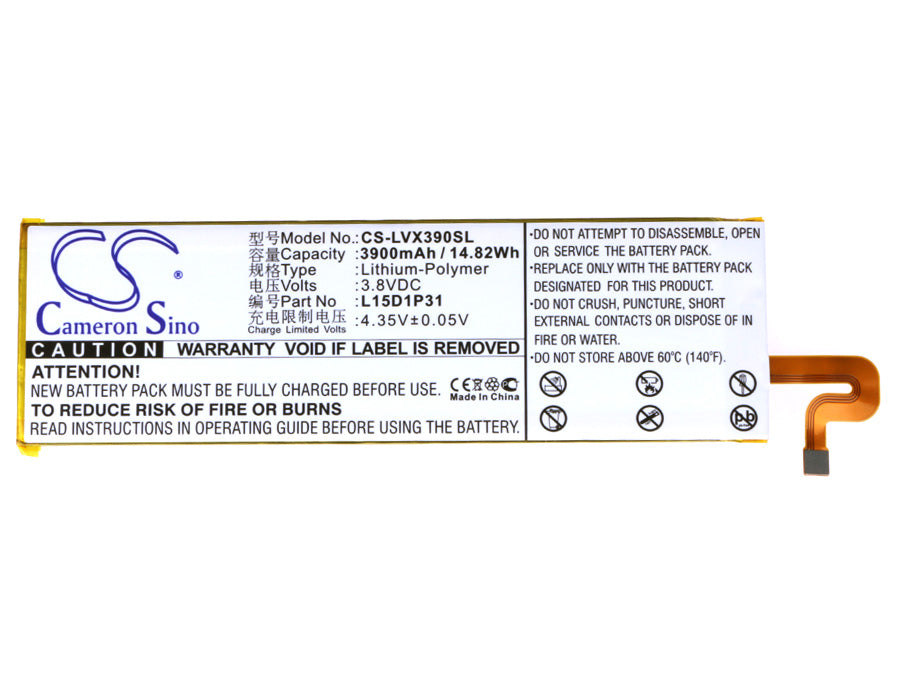 Replacement Battery for Lenovo Yoga Tab3 Pro – Tablet – 3900mAh / 3.8V - image 5