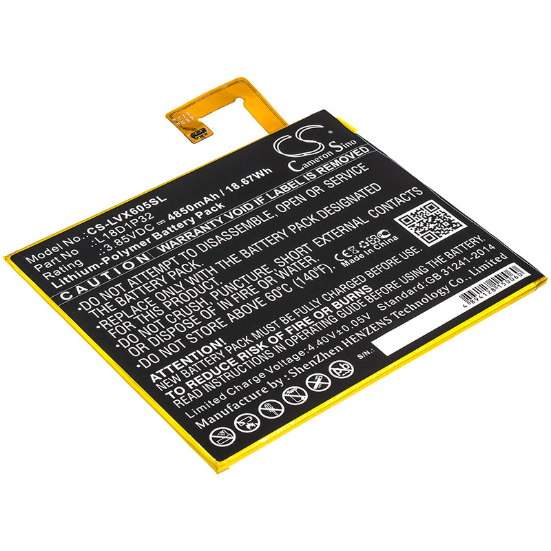 Replacement Battery for Lenovo Smart Tab M10 – Tablet – 4850mAh / 3.85V - image 1