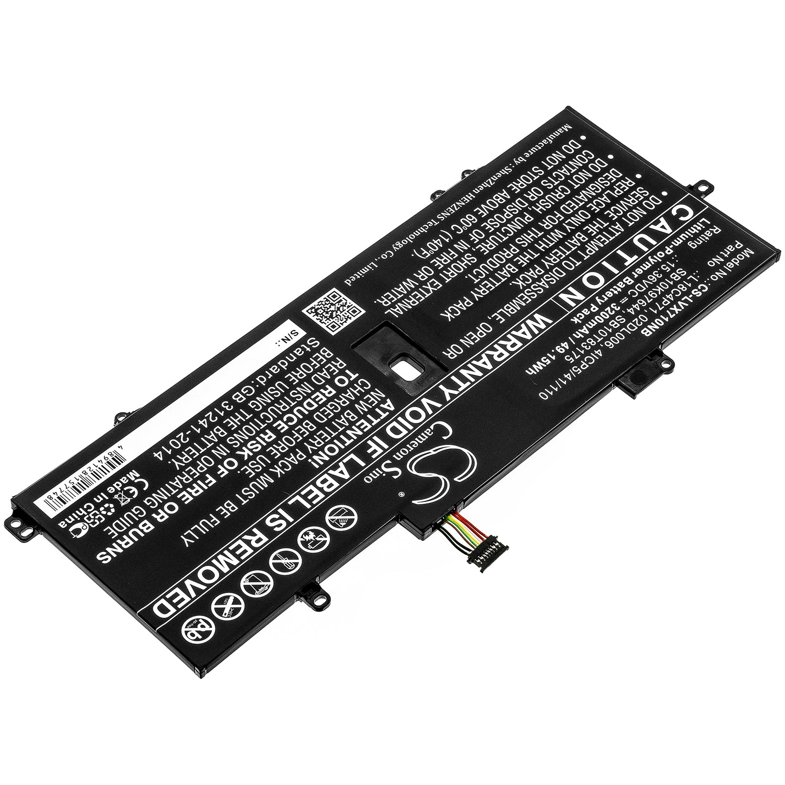 Replacement Battery for Lenovo ThinkPad X1 Carbon 2019 – Notebook, Laptop – 3200mAh / 15.36V - image 2