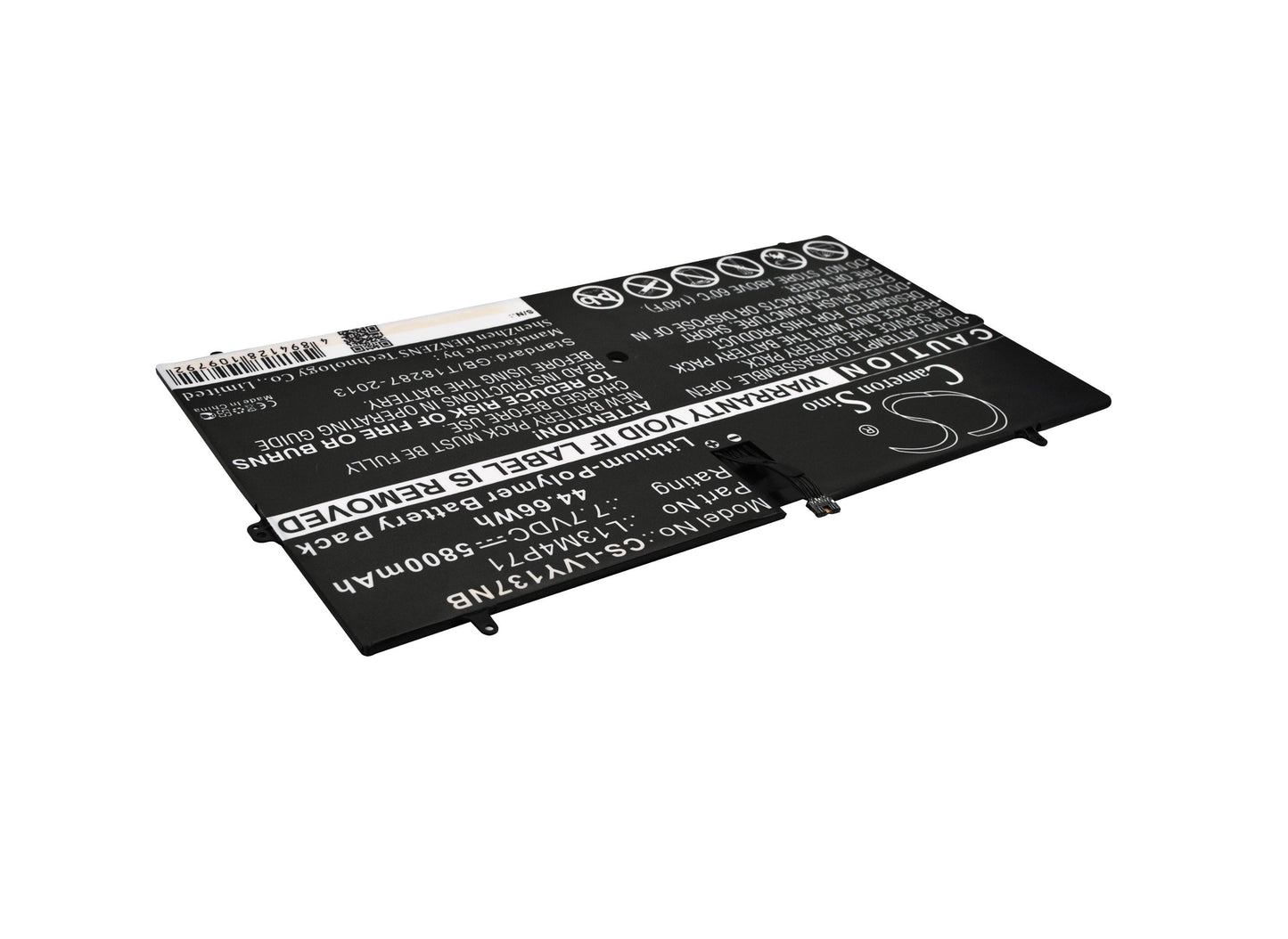 Replacement Battery for Lenovo  Yoga 3 Pro – Notebook, Laptop – 5800mAh / 44.66Wh / 7.7V