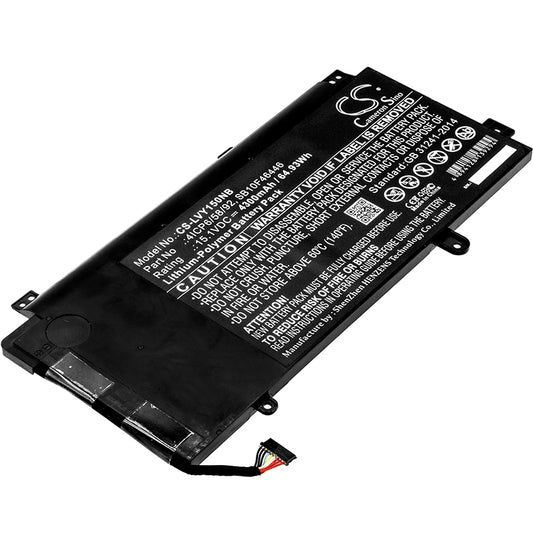 Replacement Battery for Lenovo ThinkPad Yoga 15 – Notebook, Laptop – 4300mAh / 15.1V - image 1