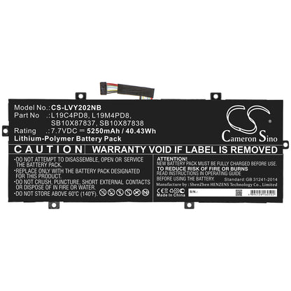 Replacement Battery for Lenovo Yoga Duet 2020 – Notebook, Laptop – 5250mAh / 7.7V - image 3