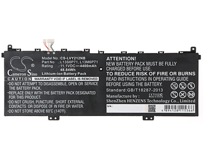 Replacement Battery for Lenovo  Yoga 2 13 – Notebook, Laptop – 4400mAh / 48.84Wh / 11.1V
