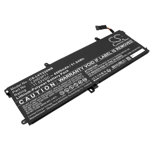 Replacement Battery for Lenovo ThinkPad X13 Yoga G2 20W8001JCK – Notebook, Laptop – 4500mAh / 11.52V