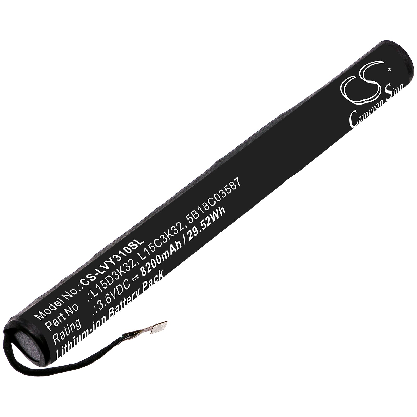 Replacement Battery for Lenovo Yoga Tab 3 10 – Tablet – 8200mAh / 3.6V - image 1