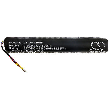 Replacement Battery for Lenovo Yoga Tablet 3 YT3-850F, YT3-850M – Laptop – 6100mAh / 22.88Wh
