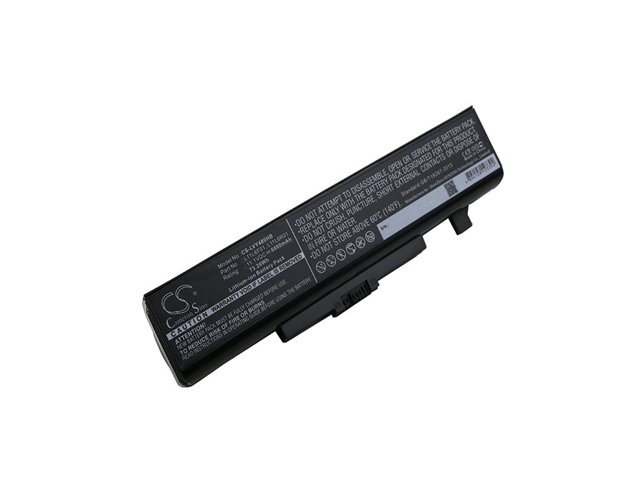 Replacement Battery for Lenovo Ideapad Y480 – Notebook, Laptop – 6600mAh / 11.1V - image 1