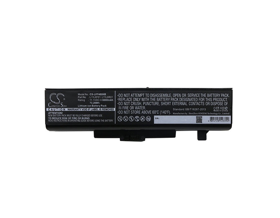 Replacement Battery for Lenovo Ideapad Y480 – Notebook, Laptop – 6600mAh / 11.1V - image 3