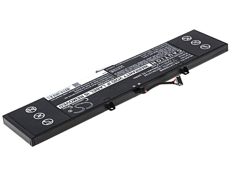 Replacement Battery for Lenovo  Erazer Y50 – Notebook, Laptop – 7200mAh / 53.28Wh / 7.4V