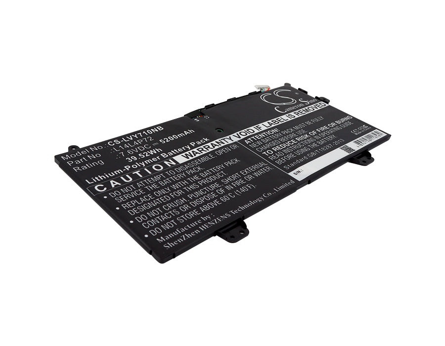 Replacement Battery for Lenovo  Yoga 3 11 – Notebook, Laptop – 5200mAh / 39.52Wh / 7.6V
