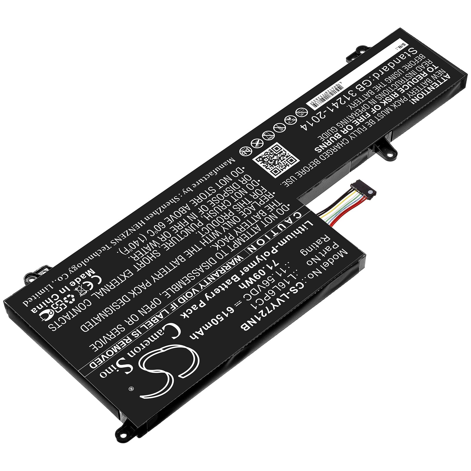 Replacement Battery for Lenovo Yoga 720-15Ikb – Notebook, Laptop – 6150mAh / 11.56V - image 2
