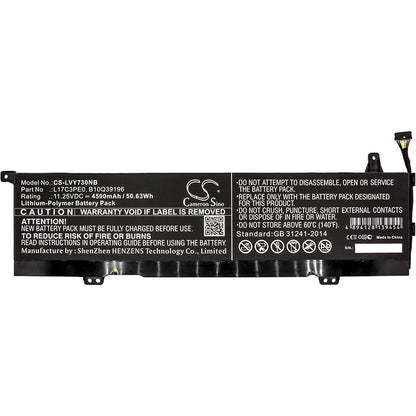 Replacement Battery for Lenovo Yoga730 – Notebook, Laptop – 4500mAh / 11.25V - image 3