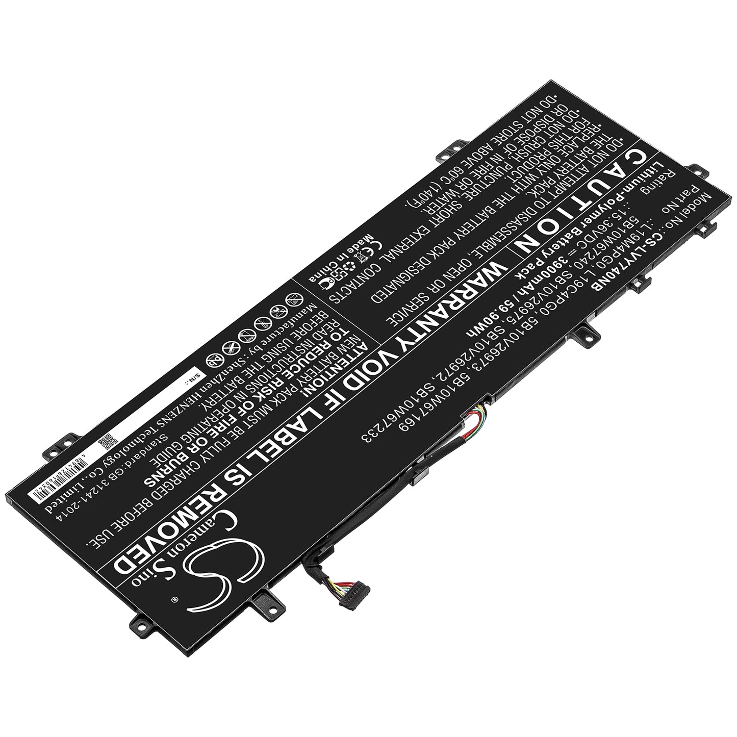 Replacement Battery for Lenovo Legion Y740S – Notebook, Laptop – 3900mAh / 15.36V - image 2