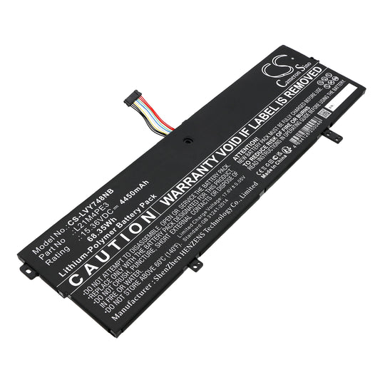 Replacement Battery for Lenovo Yoga 7 14ARB7 82QF002RIN – Notebook, Laptop – 4450mAh / 15.36V