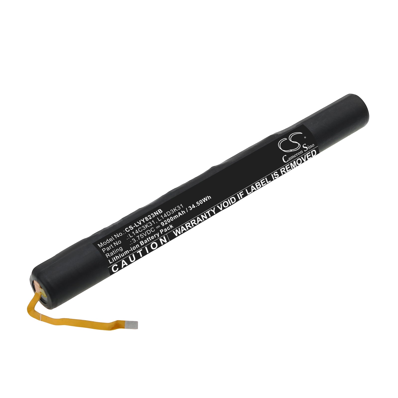 Replacement Battery for Lenovo Yoga Tablet 2-1051L – Notebook, Laptop – 9200mAh / 3.75V - image 1