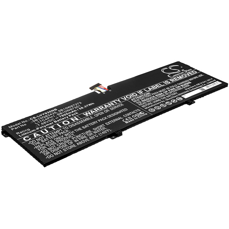 Replacement Battery for Lenovo Yoga C930-13IKB-81C4002YMZ – Notebook, Laptop – 7600mAh / 7.68V - image 1