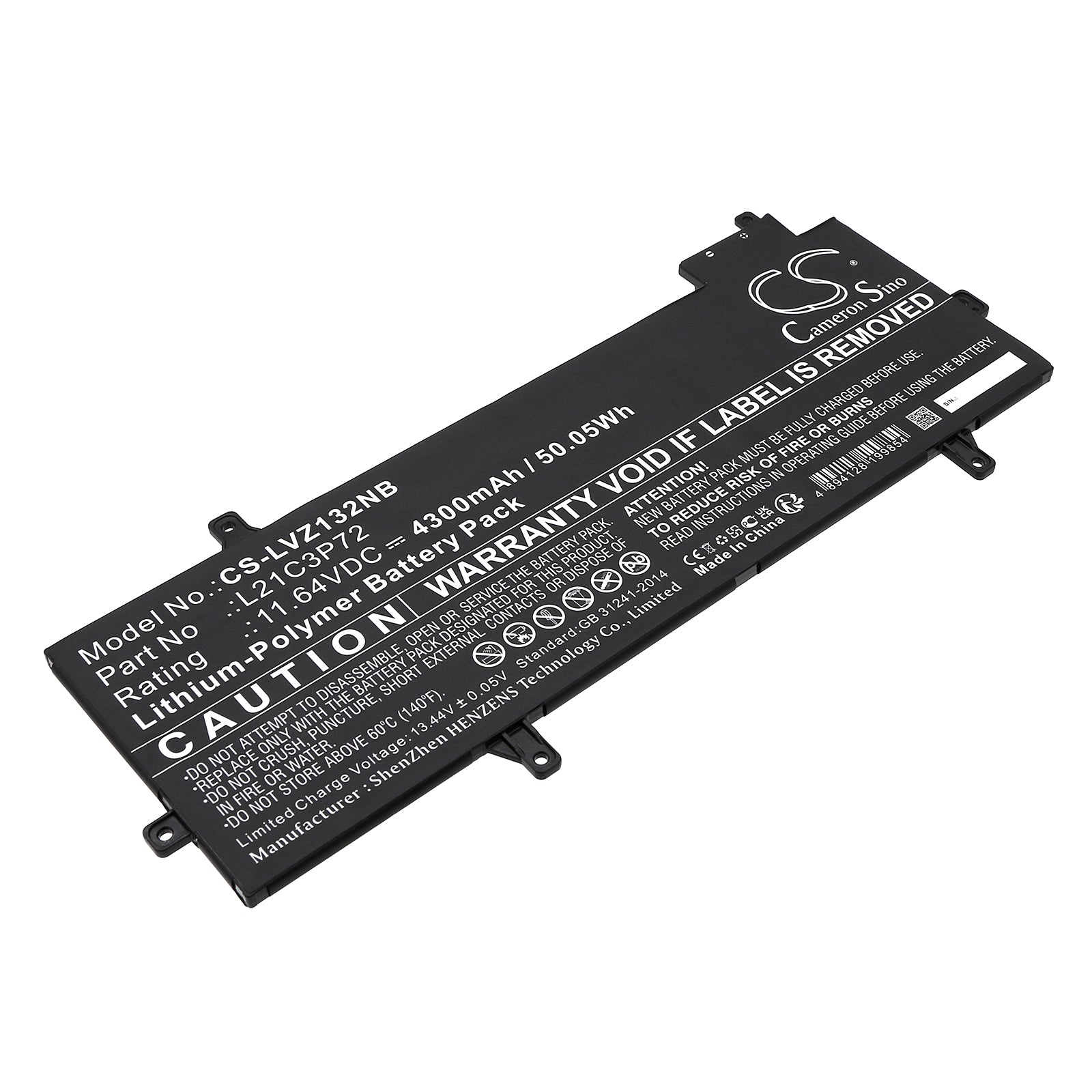 Replacement Battery for Lenovo ThinkPad Z13 Gen 1 21D20023GP – Notebook, Laptop – 4300mAh / 11.64V - image 1