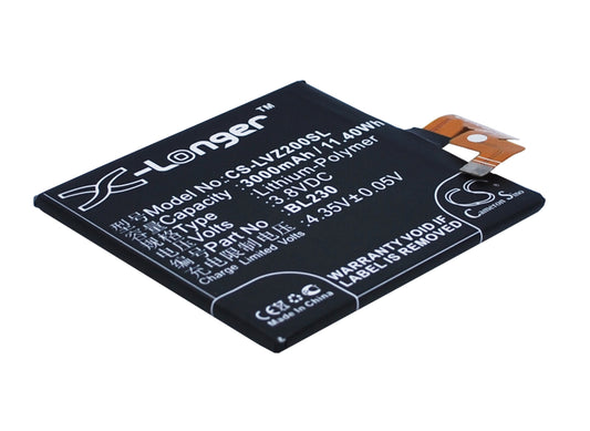 Replacement Battery for Lenovo VIBE Z2 – Mobile, SmartPhone – 3000mAh / 3.8V