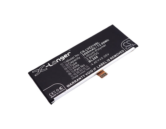 Replacement Battery for Lenovo Zuk 2 – Mobile, SmartPhone – 3400mAh / 3.85V