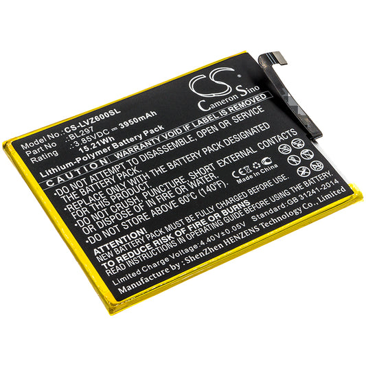 Replacement Battery for Lenovo Z6 Youth – Mobile, SmartPhone – 3950mAh / 3.85V