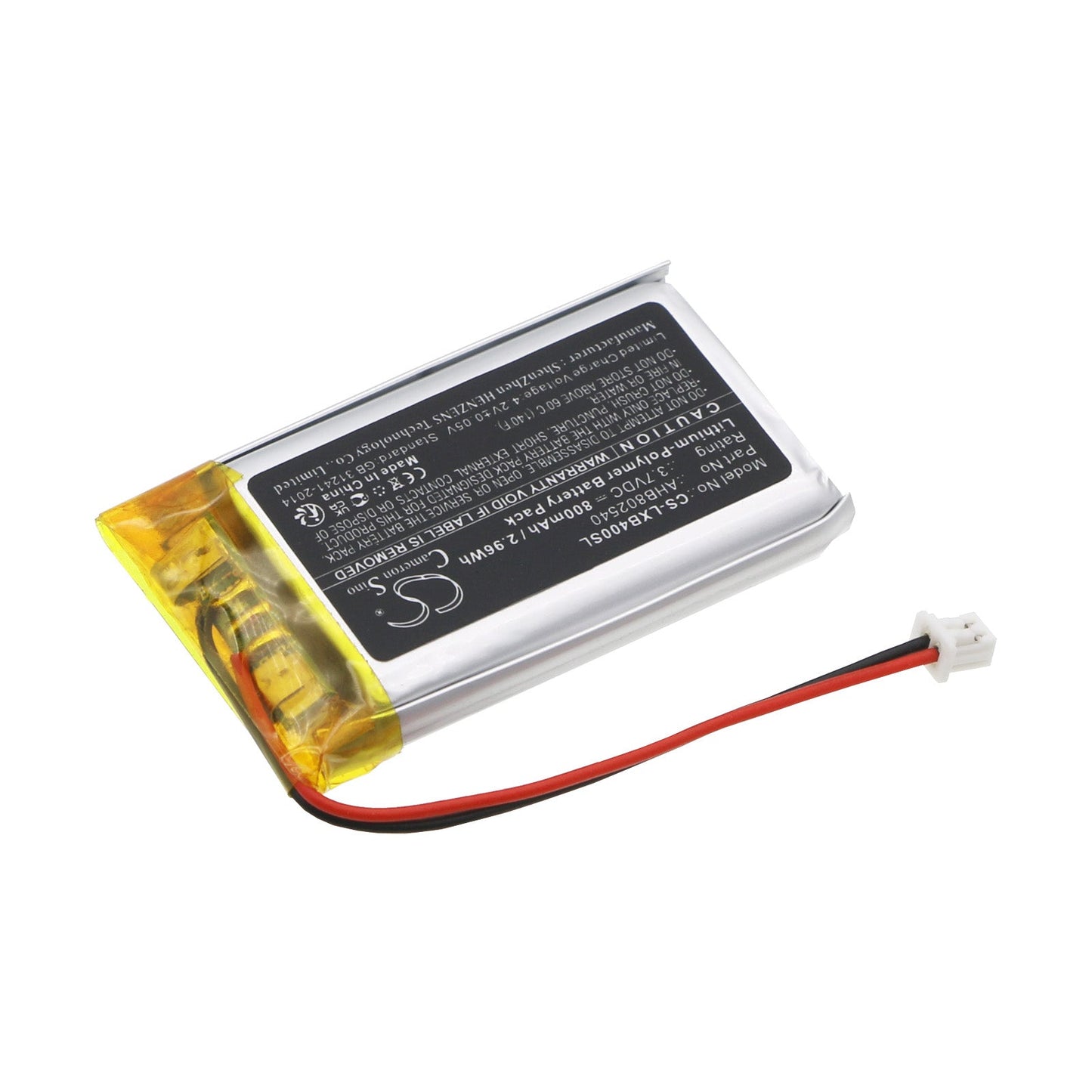 Replacement Battery for LEXIN  FT4 Pro – Wireless Headset – 800mAh / 2.96Wh / 3.7V