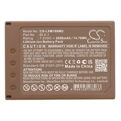 Replacement Battery for Olympus OM SYSTEM OM-1 – Camera – 2050mAh / 7.2V