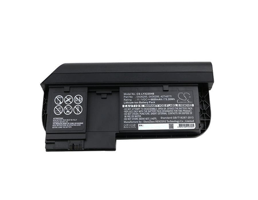 Replacement Battery for Lenovo ThinkPad X220 Tablet – Notebook, Laptop – 6600mAh / 11.1V - image 3