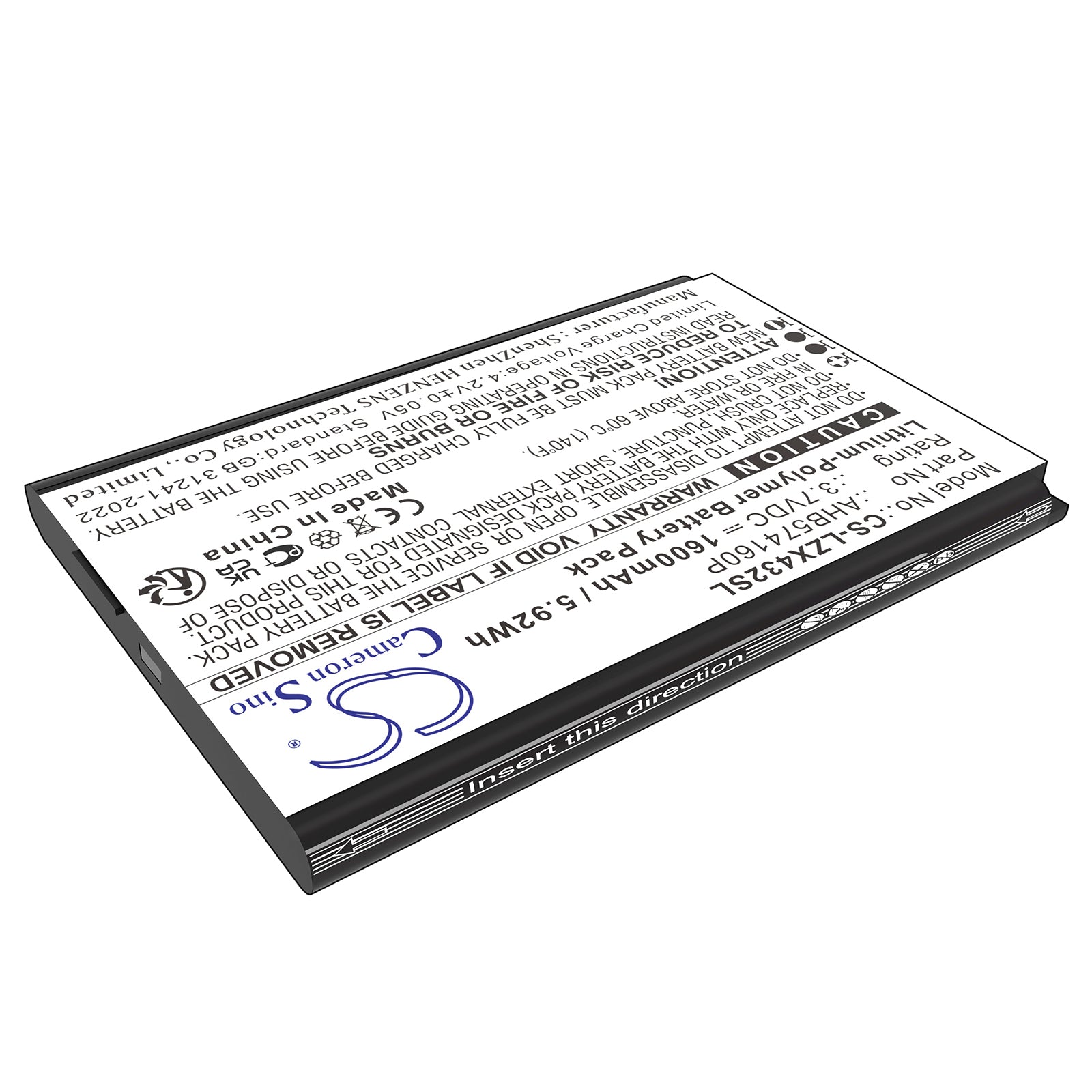 Replacement Battery for Launch X431 – Diagnostic Scanner – 1600mAh / 3.7V - image 2
