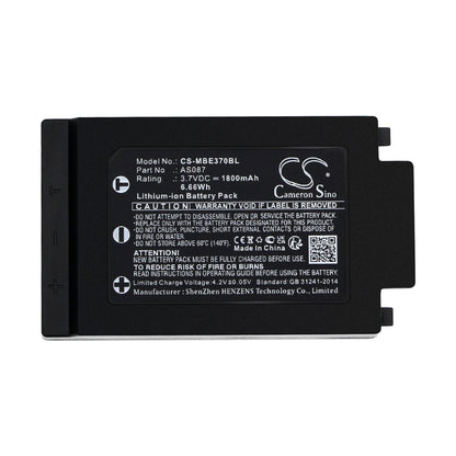 Replacement Battery for IMET  M880 RAY – Crane Remote Control – 1800mAh / 6.66Wh / 3.7V