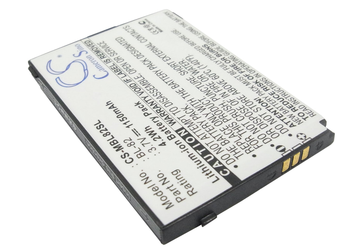 Replacement Battery for I-Mobile 2206 – Mobile, SmartPhone – 1150mAh / 3.7V - image 2