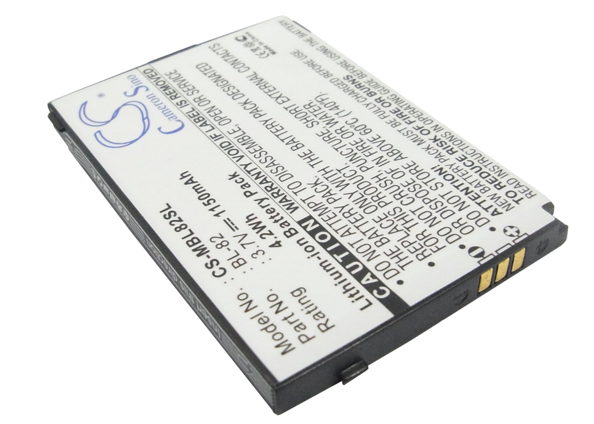 Replacement Battery for I-Mobile 2206 – Mobile, SmartPhone – 1150mAh / 3.7V - image 2