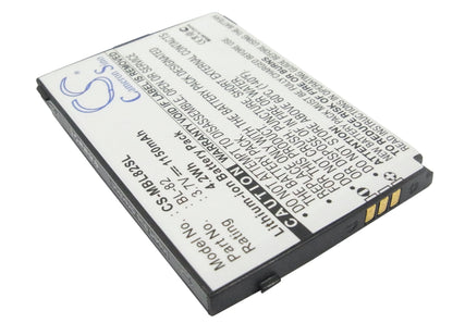 Replacement Battery for I-Mobile 2206 – Mobile, SmartPhone – 1150mAh / 3.7V - image 2