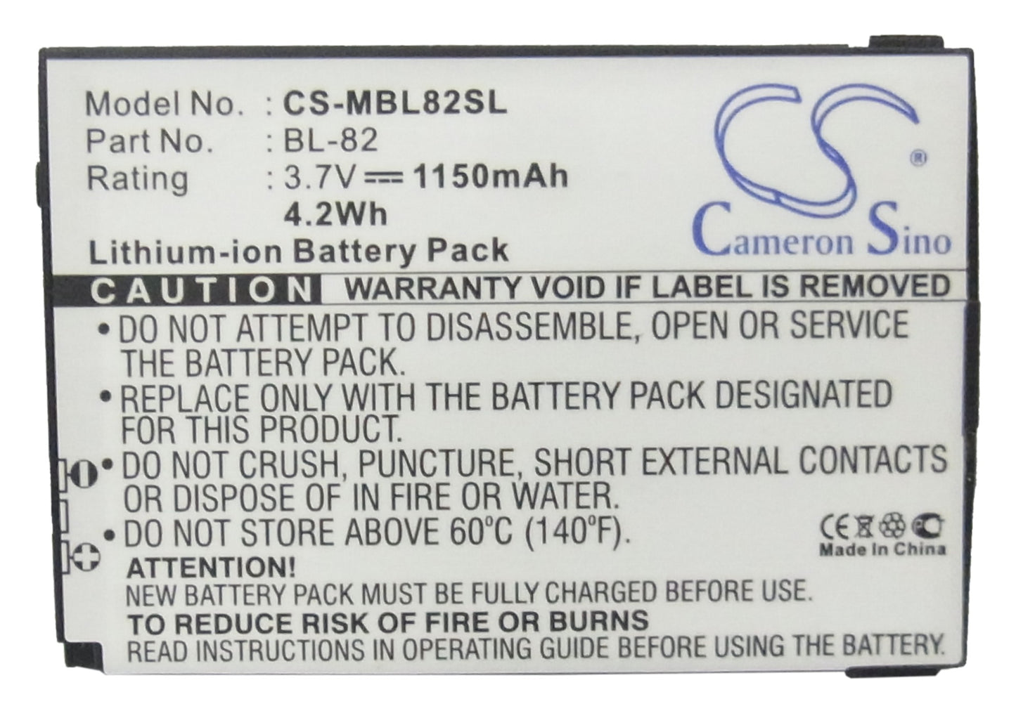 Replacement Battery for I-Mobile 2206 – Mobile, SmartPhone – 1150mAh / 3.7V - image 5