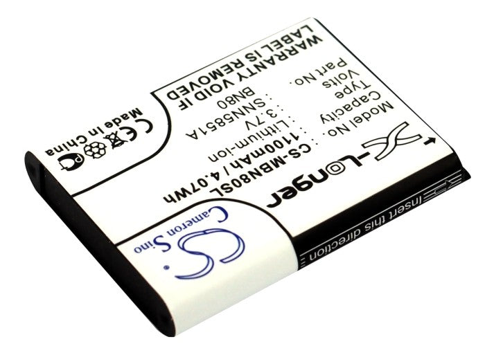 Replacement Battery for Motorola  Backflip – Mobile, SmartPhone – 1100mAh/4.07Wh / 3.7V