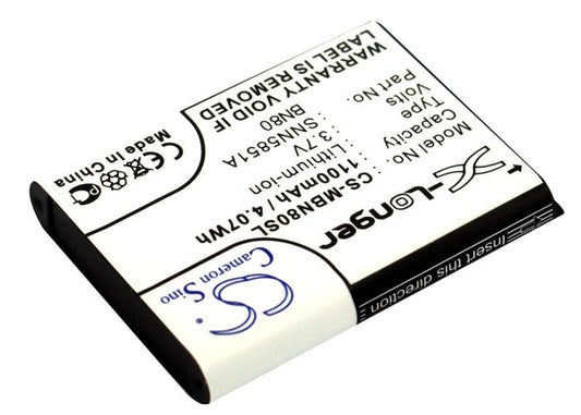 Replacement Battery for Motorola  Backflip – Mobile, SmartPhone – 1100mAh/4.07Wh / 3.7V
