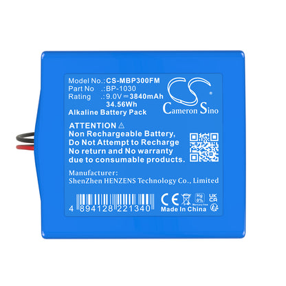 Replacement Battery for Merl Pointer 3000 ELT Emergency Locator – Marine Safety & Flotation Devic – 3840mAh / 9V