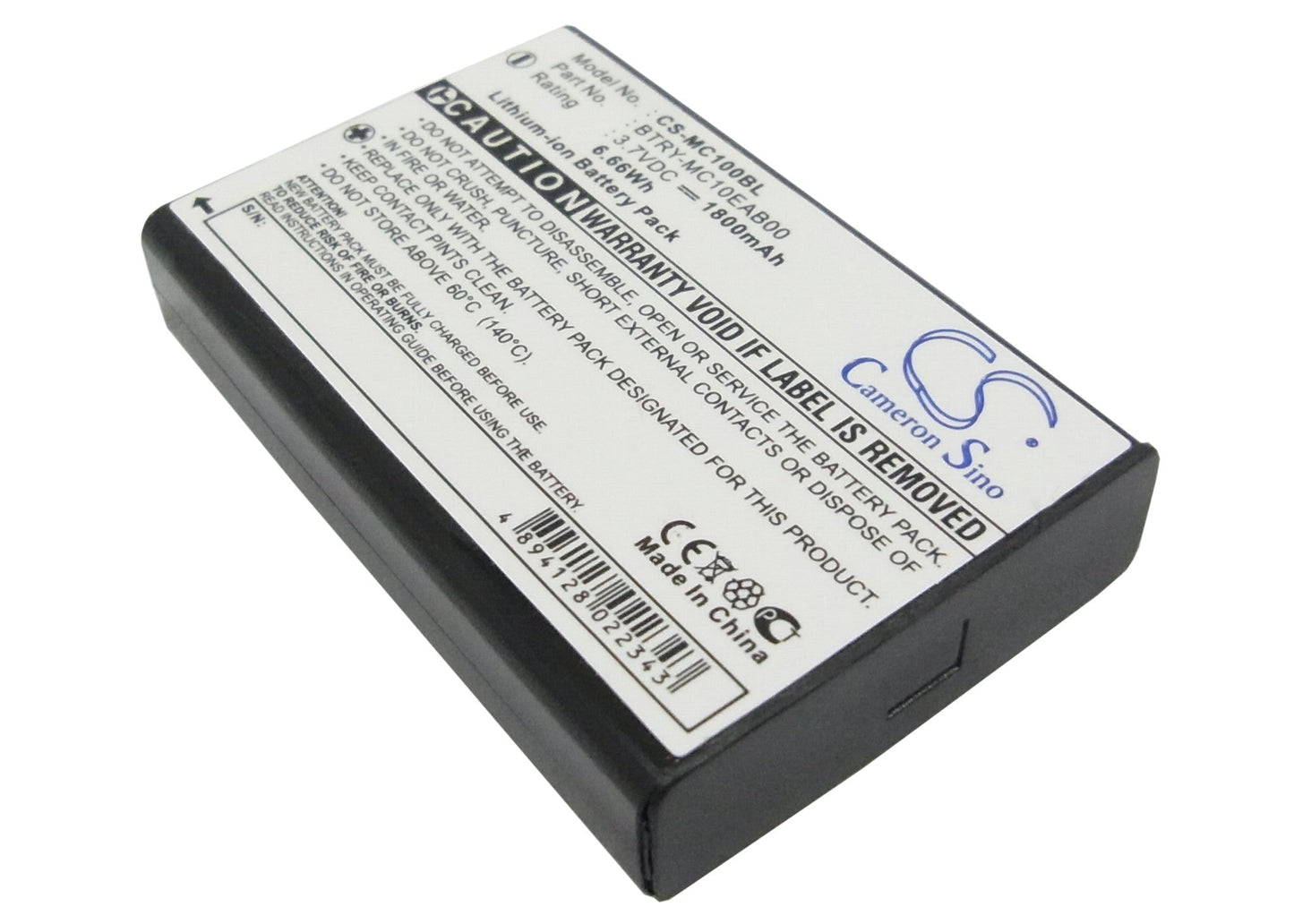 Replacement Battery for Symbol  MC1000 – Barcode Scanner – 1800mAh / 6.66Wh / 3.7V
