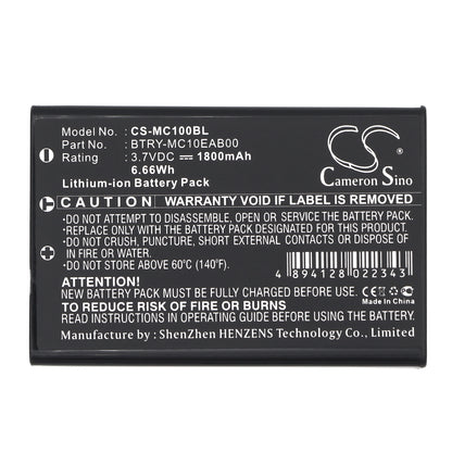 Replacement Battery for Wasp | Intermec | Mobila | Symbol WDT3200 – Barcode Scanner – 1800mAh / 3.7V