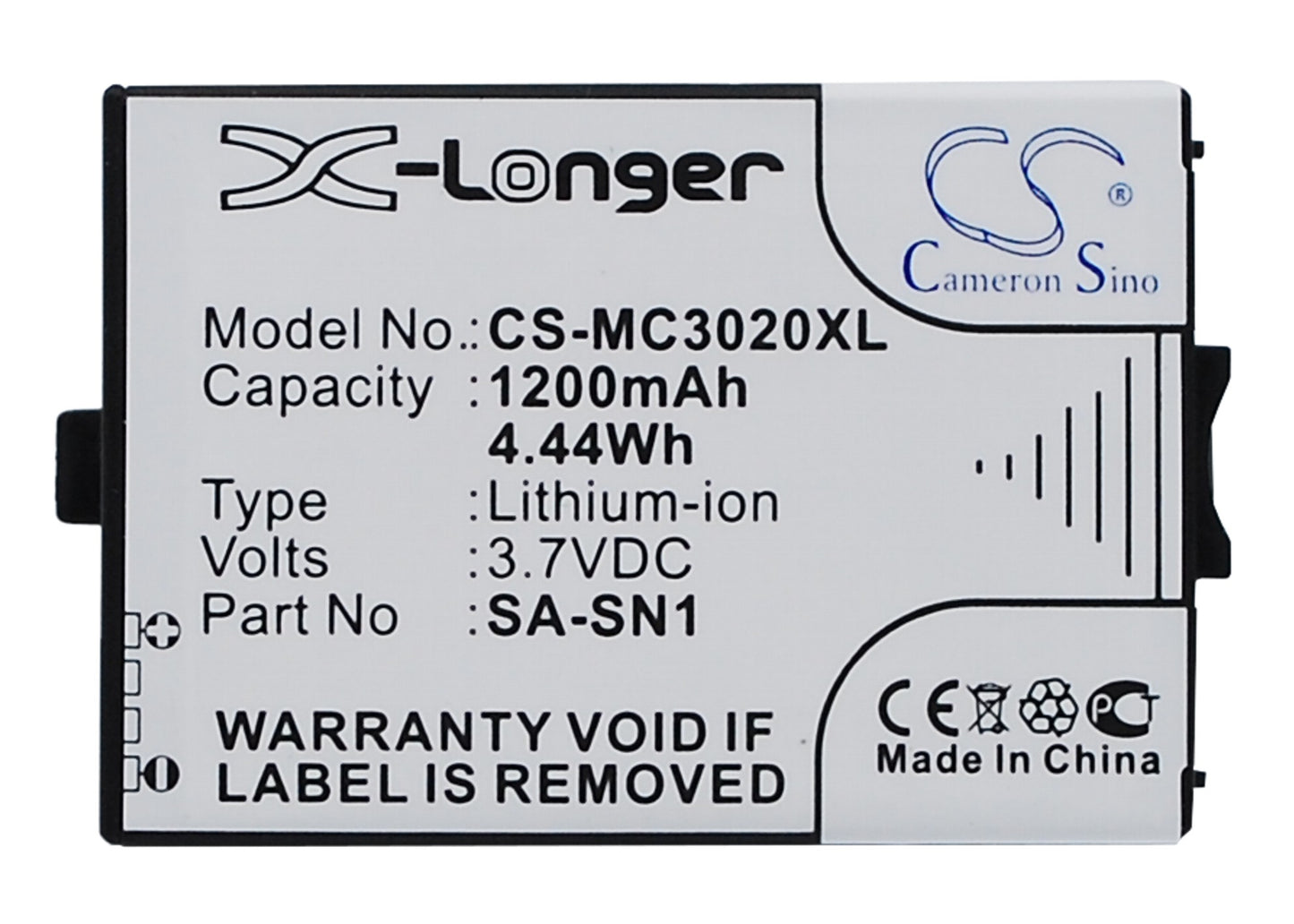Replacement Battery for Sagem 3020 – Mobile, SmartPhone – 1200mAh / 3.7V - image 1