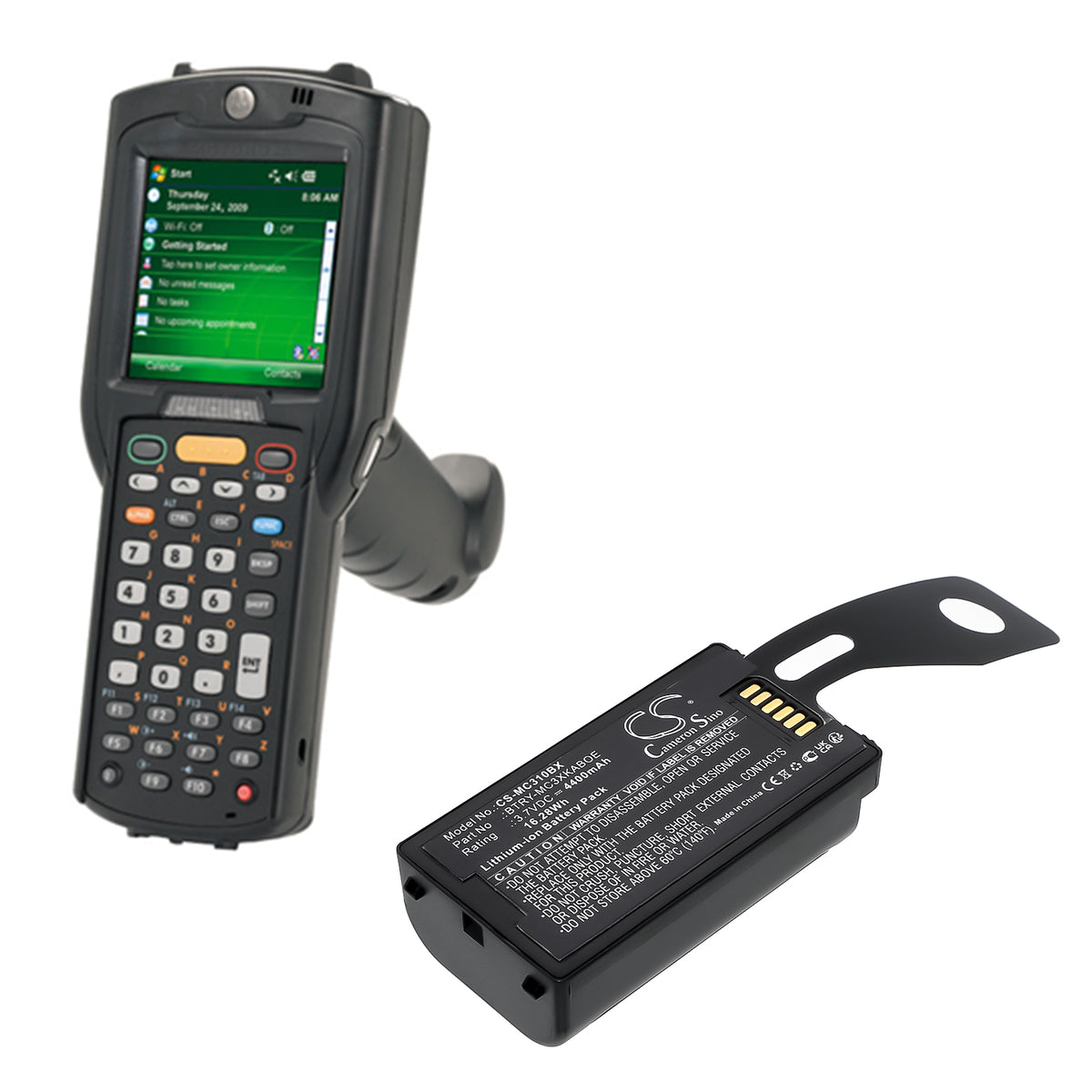 Replacement Battery for Symbol | Zebra – Barcode Scanner – 4400mAh / 3.7V
