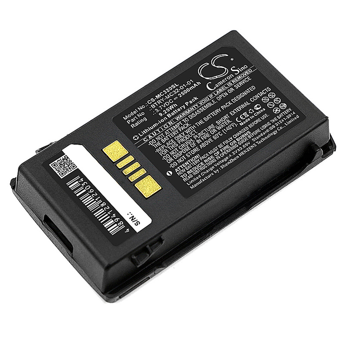 Replacement Battery for Motorola | Zebra MC3200 – Barcode Scanner – 2500mAh / 3.7V