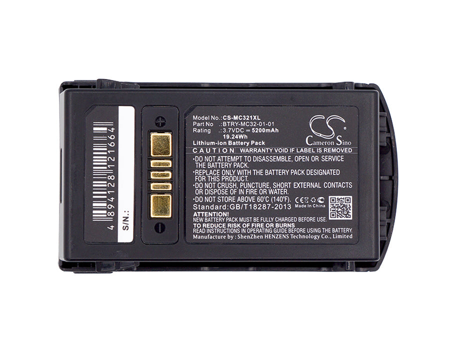 Replacement Battery for Motorola | Zebra MC3200 – Barcode Scanner – 5200mAh / 3.7V - image 3