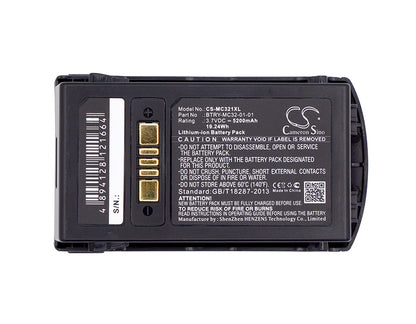 Replacement Battery for Motorola | Zebra MC3200 – Barcode Scanner – 5200mAh / 3.7V - image 3