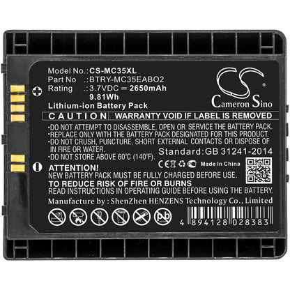 Replacement Battery for Symbol MC35 – Barcode Scanner – 2650mAh / 3.7V - image 3