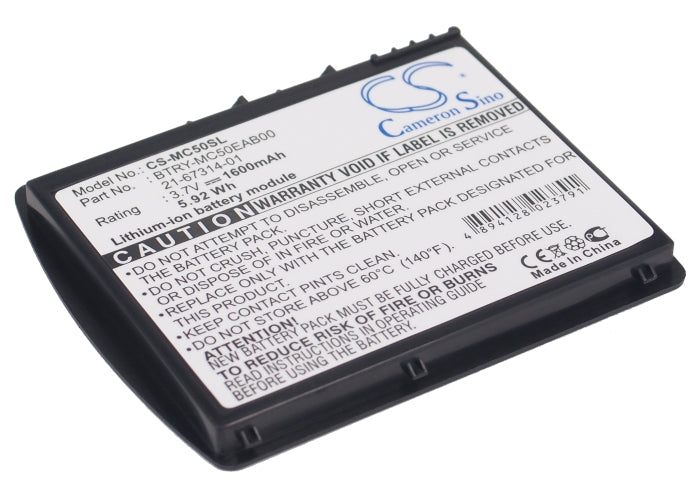 Replacement Battery for Symbol  MC50 – Barcode Scanner – 1600mAh / 3.7V